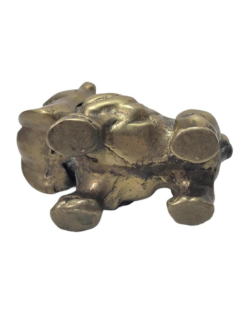 Vintage Brass English Bulldog & Pointer Hunting Dog Figurine Set - Picture 7 of 16